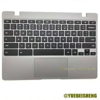 YUEBEISHENG New/Org For Samsung Chromebook4 XE310XBA Palmrest US keyboard upper cover Touchpad BA98-02175A