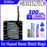 KiKiss Battery HB302527ECW 300mAh For Huawei Honor Watch Magic GT Watch Batteries + Free Tools