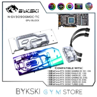 Bykski GPU Active Backplate Block For GIGABYTE RTX 3080/3090 Gaming/Eagle/Turbo/Vision OC, PCB Memory VGA Cooler N-GV3090GMOC-TC