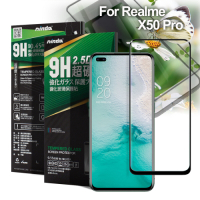 NISDA For Realme X50 Pro 完美滿版玻璃保護貼-黑