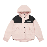 【The North Face 官方旗艦】北面女款粉色DryVent防水透氣衝鋒衣｜8DGKHZI(外套)