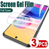 3PCS Hydrogel Film For Xiaomi Redmi Note 10S 10 Pro S 5G 10Pro Soft Screen Protector Protection For Note10Pro Note10S Not Glass
