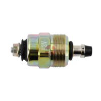 Oil Cut off Solenoid Valve 12V For Generator 178F 186F Air-cooled Diesel Engine Fuel Injection Pump 5KW 6.5KW 10KW Spare Parts