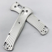 1Pair Aluminum Non-slip Patch DIY Handle Scales Patches for Benchmade Bugout 535 Replacement Repair Tools Parts