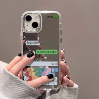 2026 Girls Makeup Mirror Phone Case Compatible with Huawei P70Pro Mirror Phone Case Mirror Phone Cas
