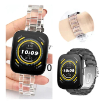 For Amazfit Bip 5 bip5 Strap Wristband Plastic Clear Smart Watch Band