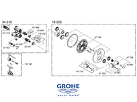 【麗室衛浴】德國 GROHE 原裝龍頭專用陶瓷閥芯 47364