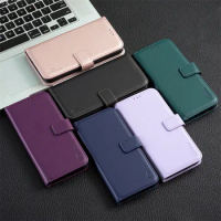 Leather Case For Samsung Galaxy S24 S23 S22 S21 S20 FE Ultra Plus Magnet Buckle Card Slot Wallet Pocket Flip Book Cover Funda