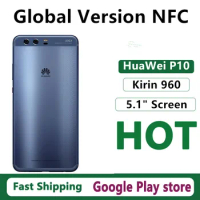 Global Version HuaWei P10 VTR-L29 Mobile Phone 5.1" Full Screen Kirin 960 20.0M+12.0MP+8.0MP Android 7.0 Fingerprint GPS NFC