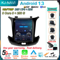 IPS for Chevrolet Cruze 2015-2020 Carplay Android 13 Car Radio Multimedia Video Player GPS Navigaion Head Unit Stereo Audio