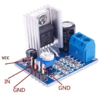 Kit Ampli 18w Mono TDA 2030 6-12v Non Ct Tanpa Potensio