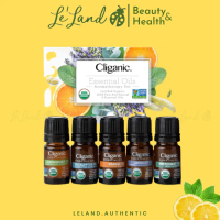 Bill US - Set 5 lọ tinh dầu hữu cơ tự nhiên Cliganic Essential Oils Aromatherapy 5ml/ lọ (Le' Land -