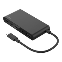 HUB มัลติฮับแบบ 5-in-1 ความเร็ว 10Gbps พอร์ต HDMI 2.0 รองรับความละเอียด 4K @60Hz รุ่น AVC021 (สีดำ)