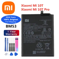 2024 Years BM53 Xiao mi Original Battery For Xiaomi 10T / 10T Pro 10TPro Mi 10T Mi10T 5000mAh Bateria Battery Batteries In Stock