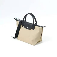 Tas LONGCHAMP LE PLIAGE ENERGY BLACK CLAY TAUPE TOP HANDLE SHOULDER BAG SMALL 100% ORIGINAL 25X22X16