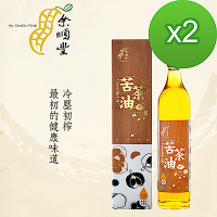 余順豐 100%冷壓初榨苦茶油(550mlX2瓶)