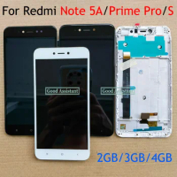 For Xiaomi Redmi Note 5A / Note 5A Prime pro LCD Display + Touch Screen Digitizer Assembly With Frame For Redmi Y1 / Y1 Lite