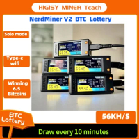New Nerdminer V2.0 T-display S3 Bitcoin Nerd Miner Hashrate 78KH/s V1.6.3 Bitcoin btc Lottery Miner Lilygo btc lottery miner