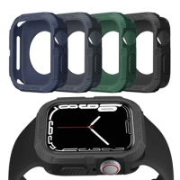 Protective Bumper For Apple Watch 7 case 45mm 41mm series 6 5 4 se 44mm 40mm Rugged Protector For Applewatch iWatch 3 42mm 38mm