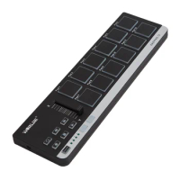 Worlde EasyPad.12 Drum Pads MIDI Controller Portable Mini MIDI Keyboard Controller with USB Cable