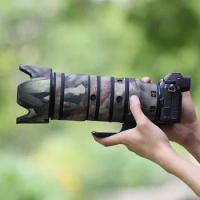 For Nikon Z 70-200mm F2.8 VR S Lens Waterproof Camouflage Coat Rain Cover Protective Sleeve Case Nylon Guns Cloth