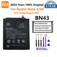 Xiao Mi Battery BN43 Redmi Note4 Note4X For Xiaomi Redmi Note 4X / Note 4 Global Snapdragon 625 Replacement 4100mAh + Free Tools
