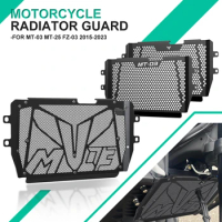 New For Yamaha MT-03 mt03 2015- 2022 2023 Motorcycle Aluminum Radiator Grille Grill Guard Cover Protector Mesh MT 03 Accessories