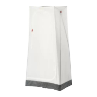 VUKU 衣櫃/衣櫥, 白色, 74x51x149 公分