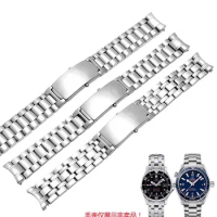 18mm 20mm 22mm Quality 316L Silver Stainless steel Watch Bands Strap For omega seamaster speedmaster planet ocean Belt