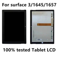 100% tested Tablet LCD Replacement For Microsoft Surface 3 RT 1645 LCD Display Touch Screen Assembly For Surface RT3 1657 LCD