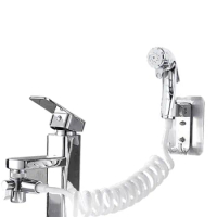 Toilet Hand Held Bidet Spray Shower Head set system Hose Showerhead Connector Douche Kit Valve Bathroom Sprayer Jet Tap Holder