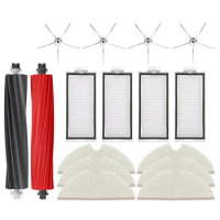 16PCS Accessories Kit for Q8 Max, Q8 Max+, Q5 Pro, Q5 Pro+ Vacuum Main Side Brush Hepa Filter Mop Cl