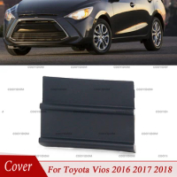 1 Pcs Towing Hook Trim Cover Auto Lid Trailer Garnish Cap Shell Fit For Toyota Vios 2016 2017 2018 Front Bumper Cover For Car