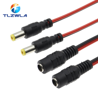 5 ชิ้น สายไฟ DC ชายหญิง ปลั๊ก 12V สายอะแดปเตอร์ DC ปลั๊กสำหรับกล้อง CC ปลั๊ก DC 5.5*2.1 มม. 5.5x2.1