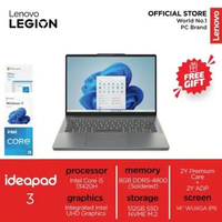 LENOVO IDEAPAD 3 14IRH10 BWID [INTEL I5-13420H/ 8GB/ 512GB/ 14" WUXGA IPS/ WIN11HOME/ OH+M365] Luna 