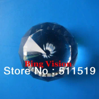 fiber optic light ball fiber lighting 30mm crystal ball with 1mm or 3.5mm half through hole for fiber optic lighting