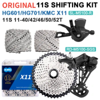 Deore M5100 1x11 Speed MTB Derailleurs Group Right Shifter KMC X11 Chain 11S Cassette 42T 46T 50T 52T Bike 11V Groupset