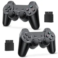 For PS2 Wireless Controller with Dual Vibration Gamepad for Playstation2 Joystick for PC Classic Control for PS1 Video Gaming