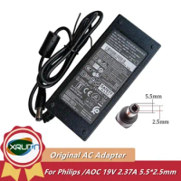 Original 19V 2.37A AC DC Adapter Charger for Philips AOC 274E5Q 224E5Q 272E1GSJ ADPC1945 AOC ADPC1945EX LCD Monitor Power Supply