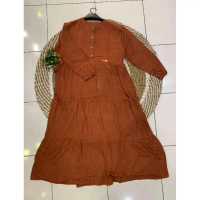 Gamis Rayon YRS Gamis Katun Rayon Premium