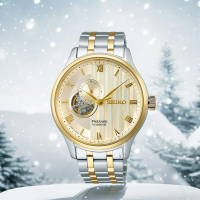 SEIKO 精工 Presage 日式庭園開芯機械錶 男錶 手錶-41mm_SSA464J1/4R39-00W0K