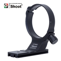 iShoot Lens Collar Tripod Mount Ring Support for Nikon Nikkor Z 180-600mm F5.6-6.3 VR w Arca-Swiss Quick Release Plate IS-Z1860