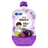【韓國 BEBECOOK】寶膳 嬰幼兒綜合葡萄西梅汁 100ml(嬰幼兒果汁)