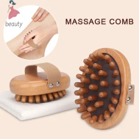 1pc Wood Air Cushion Body Meridian Massage Health Care Comb Brush Hairbrush Comb Scalp Hair Care Healthy Bamboo Comb