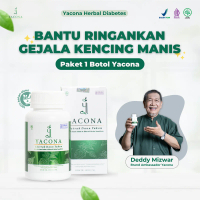 Yacona Yakona Kapsul Daun Yakon untuk Bantu Ringankan Gejala Kencing Manis - Isi 60 Kapsul, Asli, BP