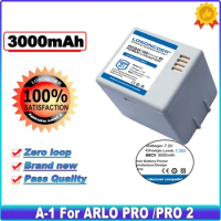 3000mAh A-1 Battery For ARLO PRO /PRO 2 Security Camera VMA4400 VMS4230P NETGEAR Camera Batteries