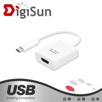 【DigiSun 得揚】UB327 USB Type-C to HDMI 轉接器 支援4K/1080P