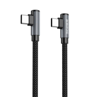 【Borofone】BU50 Type-C To Type-C 彎頭磁吸60W充電數據線1M(黑色)