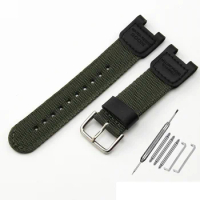 Nylon Leather Strap for prg110 SGW100 GW2000 SGW200 GW-3500B/3000B Sport Replace Band Stainless Steel Buckle Watch Accessories