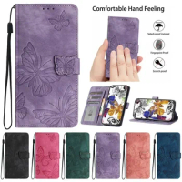 Nova 5T Case For Huawei nova 5T Cover 3D Butterfly Matte Leather Wallet Case on for Etui Huawei Nova5T YAL-L21 Stand Phone Cover